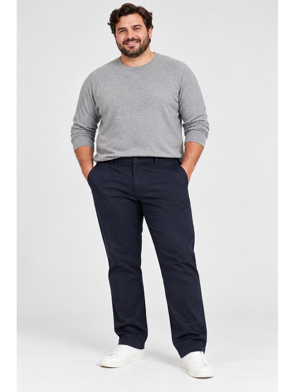 Denver Hayes Men's Dark Navy 38Wx30L Chino Pants
